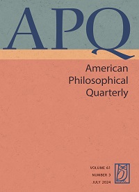 American Philosophical Quarterly cover