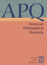 American Philosophical Quarterly cover