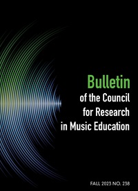 Bulletin of the Council for Research in Music Edu cover