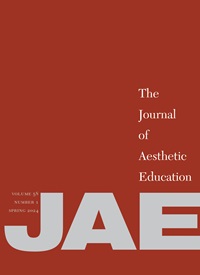 Journal of Aesthetic Education cover