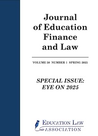 Journal of Education Finance and Law cover