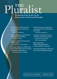 The Pluralist cover